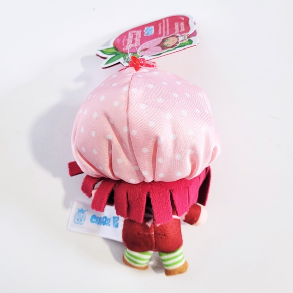 Strawberry Shortcake 4" Plush Cheebee Backpack Clips - Lot of 4 BNWT - Picture 4 of 13